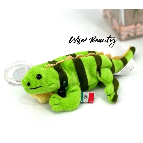 Vintage Coca-Cola I998 Mexico Paco The Iguana Plush Stuffed Bean Bag Animal NWT - Picture 3 of 7